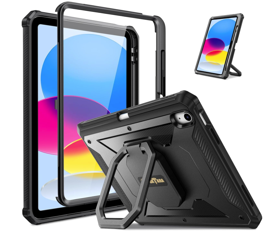 Fintie Cover with Screen Protector & Rotating Stand  for iPad 11" / 10.9" - Black